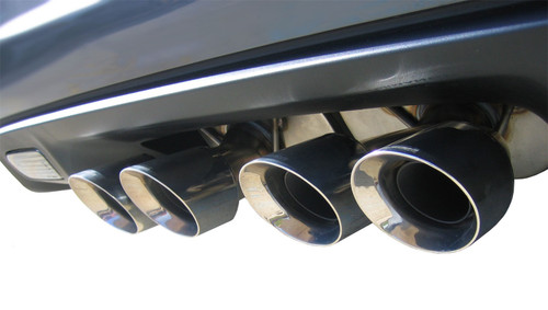 Corsa Performance 14164CB3 - 3.0 Inch Cat-Back Sport Dual Exhaust Twin 4.0 Inch Polished Tips 12-13 Corvette Z06 7.0L / ZR1 6.2L Stainless Steel  Performance