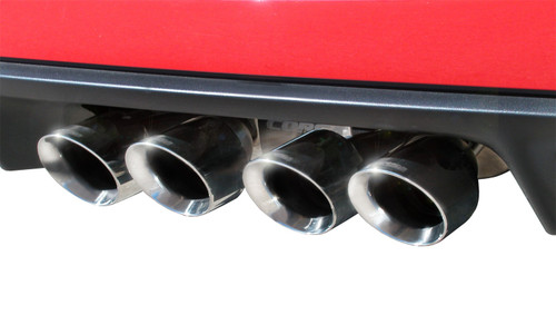 Corsa Performance 14469CB4 - 2.5 Inch Cat-Back Xtreme Dual Exhaust Polished 3.5 Inch Tips 05-08 Corvette C6 Manual/A4 Auto Trans 6.0L/6.2L Stainless Steel  Performance