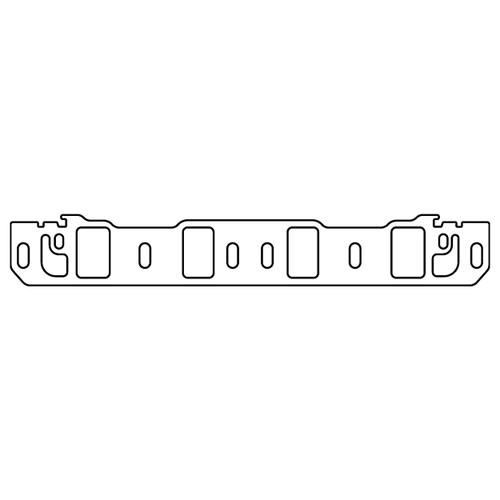 Cometic C15610-060 - Ford Windsor .060in Fiber Intake Manifold Gasket Set - 2.100in x 1.280in Port