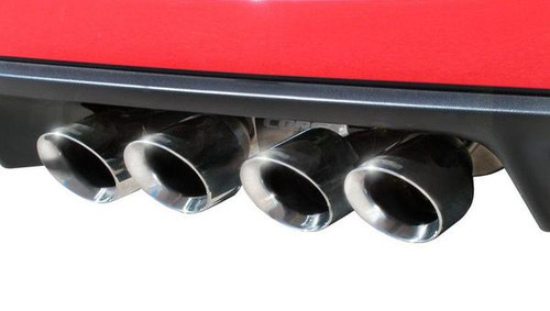 Corsa Performance 21010BLK - Corvette 2.5 Inch Axle-Back Dual Rear Exit with Twin 4.5 Inch Black PVD Pro-Series Tips Xtreme Sound 05-07 Corvette 6.0 Liter  Performance