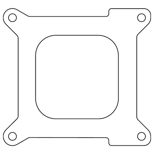 Cometic C15616 - NASCAR 4 Barrel .047in Fiber Carburetor/Throttle Body Mounting Gasket - Open Plenum