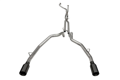 Corsa Performance 21190BPC - 2021-2024 Dodge Ram TRX Crew Cab Baja Catback Exhaust Dual Rear Black Tip