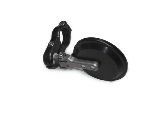 CRG Constructors BSLS-100 - CRG Blindsight Folding 2 in. Round Bar-End Mirror - Black