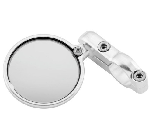CRG Constructors HS-201-L - CRG Hindsight 3 in. Round Bar-End Mirror Left - Silver