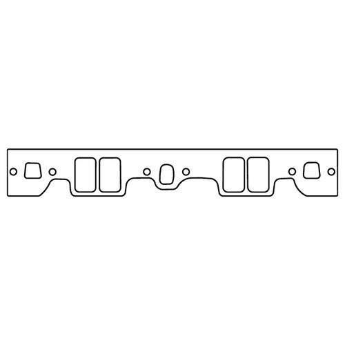 Cometic C5416-060 - Chevy Gen1 Small Block V8 .060in Fiber Intake Manifold Gasket Set-Brodix IK 180/RR 180 Heads