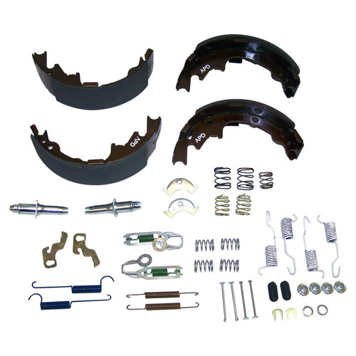 Crown Automotive Jeep Replacement 5019536MK - Rear Brake Shoe Master Set for Jeep 00-06 TJ Wrangler, XJ Cherokee, 9" x 2-1/2"