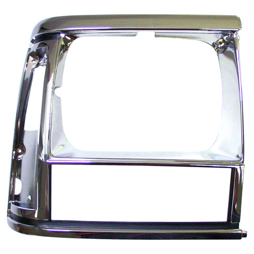 Crown Automotive Jeep Replacement 55034078 - Chrome Headlight Bezel for Jeep 1991-96 XJ Cherokee or 1991-92 MJ Comanche