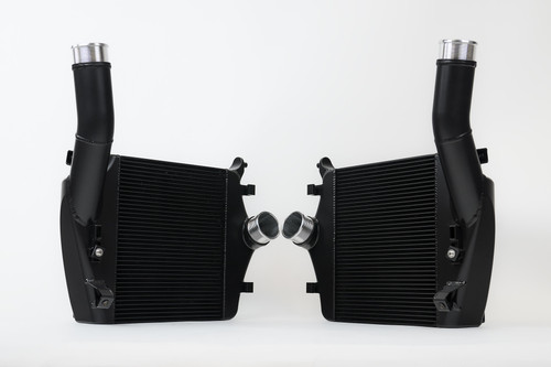 CSF 8211 - 2019+ Lamborghini Urus / 2020+ Audi RS Q8 / SQ8 / SQ7 High Performance Intercooler System- Black