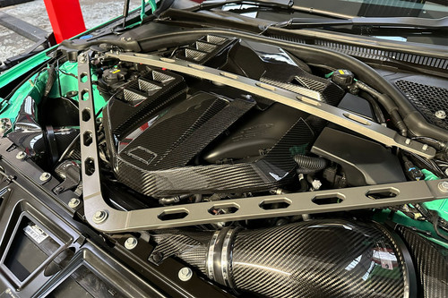 CSF 8233B - BMW M2/M3/M4 S58 Comp & Non-Comp (G8X) Charge-Air Cooler Manifold - Thermal Dispersion Black