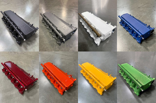 CSF 8300C - BMW Gen 1 B58 Charge Air Cooler Manifold - Custom Finish