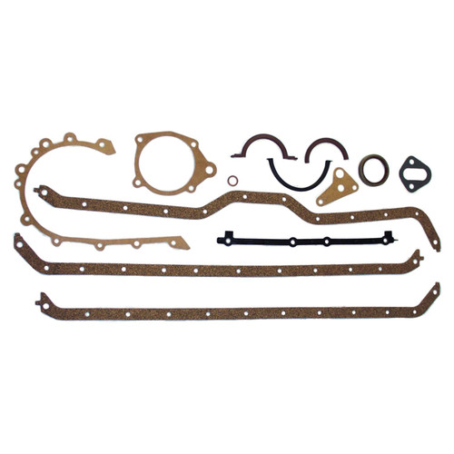 Crown Automotive Jeep Replacement J8125722 - Lower Engine Gasket Set for 75-91 CJs, YJ, XJ, SJ, J-Series w/ 6 Cyl. Engine