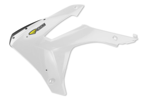 Cycra 1CYC-1888-42 - 14-17 Honda CRF250R Powerflow Radiator Shrouds - Factory Ed. White