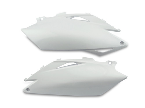 Cycra 1CYC-1895-42 - 07-10 KTM 125 SX Powerflow Radiator Shrouds - White