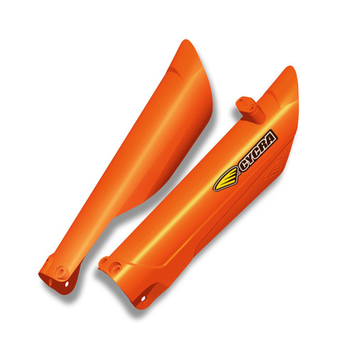 Cycra 1CYC-6905-22 - 15-23 KTM 125-500 SX/XC/SX-F/XC-F/XC-W/XCF-W/EXC-F Performance Fork Guards - Orange