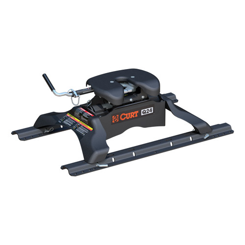 CURT 16246 - Q24 5th Wheel Hitch with Base Rails, 24,000 lbs