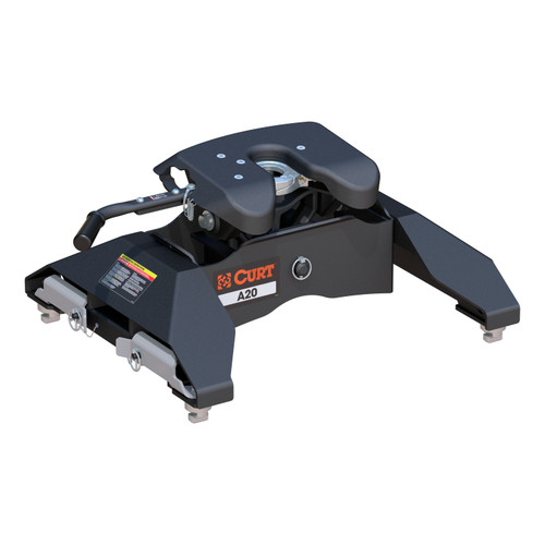 CURT 16064 - A20 5th Wheel Hitch, Select Silverado, Sierra 2500, 3500 HD, 8' Bed Puck System
