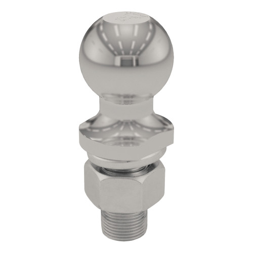 CURT 40051 - 1-7/8" Trailer Ball (1" x 2-1/8" Shank, 3,500 lbs., Stainless)