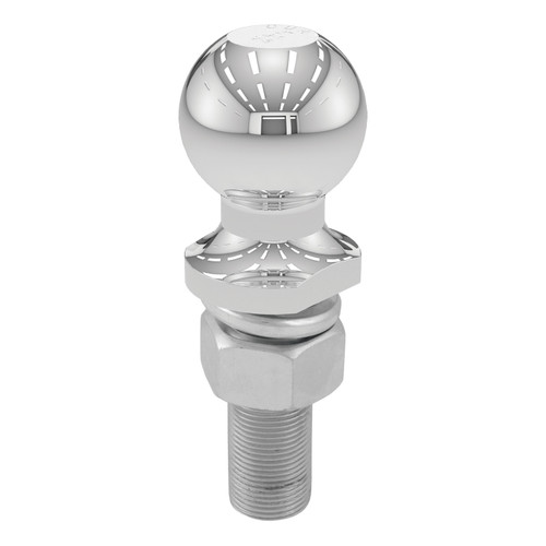 CURT 40020 - 2" Trailer Ball (1" x 3" Shank, 6,000 lbs., Chrome)