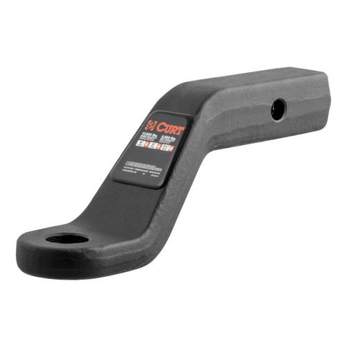 CURT 45341 - Forged Ball Mount (2" Shank, 17,000 lbs., 4" Drop, 8-1/2" Long)
