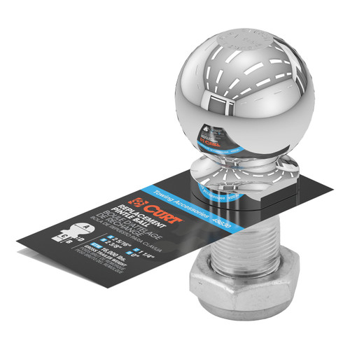 CURT 48830 - Replacement 2-5/16" Pintle Ball (16,000 lbs., 1-1/4" Shank)