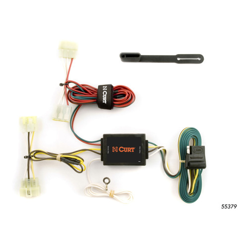 CURT 55379 - Custom Wiring Harness, 4-Way Flat Output, Select Toyota Pickup, Tacoma
