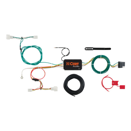 CURT 56284 - Custom Wiring Harness, 4-Way Flat Output, Select Honda HRV