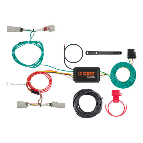CURT 56298 - Custom Wiring Harness, 4-Way Flat Output, Select Lincoln MKX