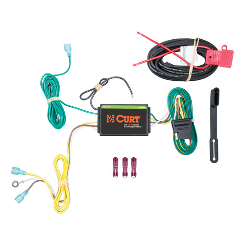 CURT 56262 - Custom Wiring Harness, 4-Way Flat Output, Select Lincoln MKC