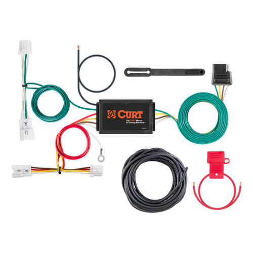 CURT 56339 - Custom Wiring Harness, 4-Way Flat Output, Select Nissan Altima