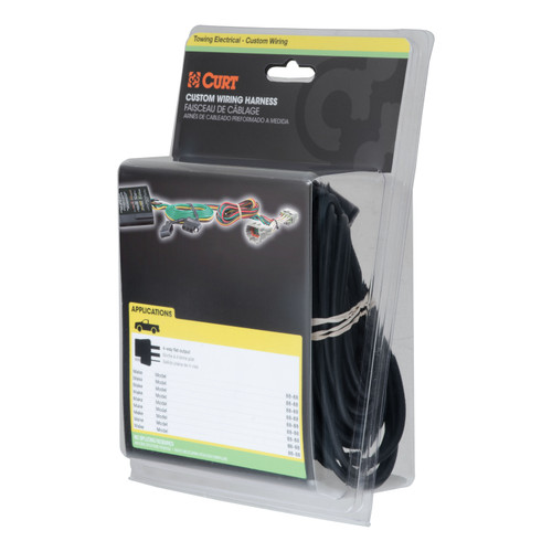 CURT 56426 - Custom Wiring Harness, 4-Way Flat Output, Select Jeep Grand Cherokee