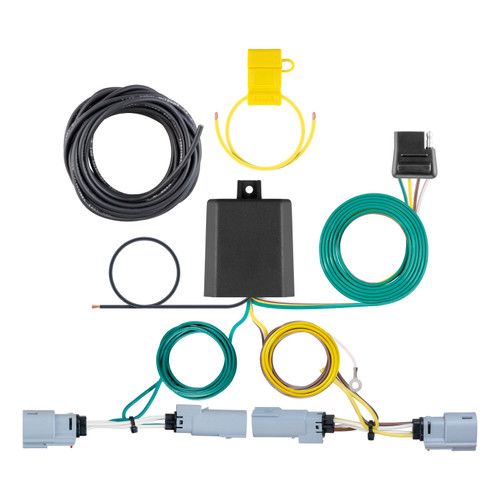 CURT 56399 - Custom Wiring, 4-Way Flat, Select Chrysler Pacifica, Voyager w/o LED Taillights