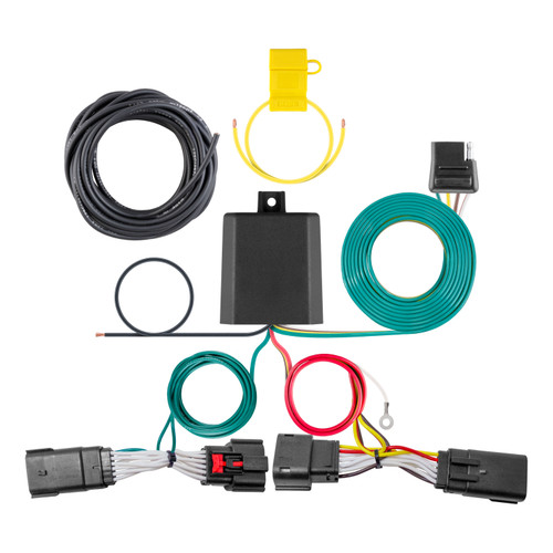CURT 56446 - Custom Wiring Harness, 4-Way Flat Output, Select Lincoln Nautilus