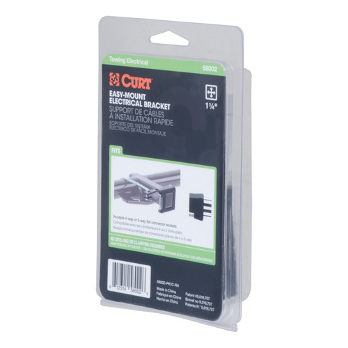 CURT 58002 - Easy-Mount Wiring Bracket for 4 or 5-Way Flat (1-1/4" Receiver)