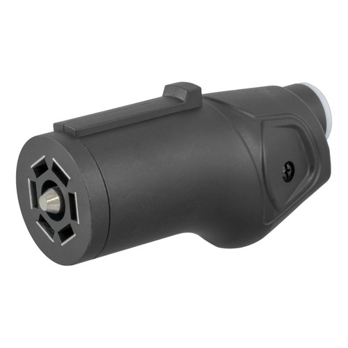 CURT 58145 - Heavy-Duty 7-Way RV Blade Connector Plug (Trailer Side)