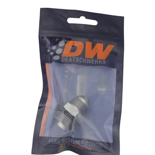 Deatschwerks 6-02-0406 - 10AN ORB Male To 8AN Male Flare Adapter (Incl. O-Ring)
