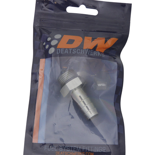 Deatschwerks 6-02-0506 - 8AN ORB Male To 1/2in. Male Triple Barb Fitting (Incl. O-Ring)