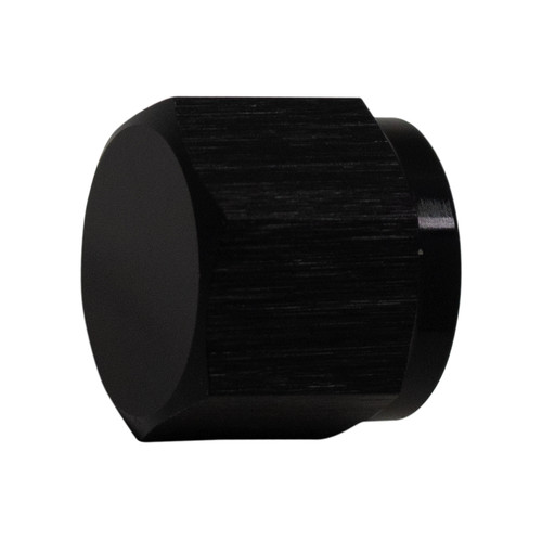 Deatschwerks 6-02-0714-B - 6AN Female Flare Cap - Anodized Matte Black