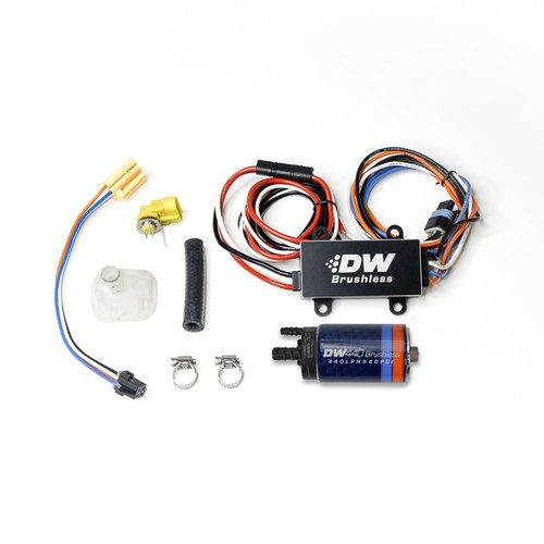 Deatschwerks 9-441-C103-0905 - DW440 440lph Brushless Fuel Pump w/ PWM Controller & Install Kit 05-10 Ford Mustang GT