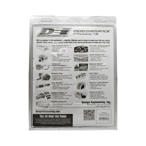 DEI 10216 - Stainless Steel Positive Locking Tie Eight 1/4in (7mm) x 9in and Four 7mm x 20in