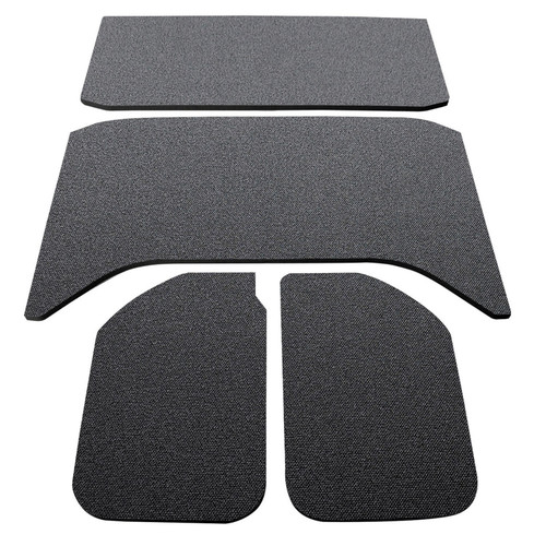 DEI 50137 - 11-18 Jeep Wrangler JK 4-Door Boom Mat Headliner - 4 Piece - Black