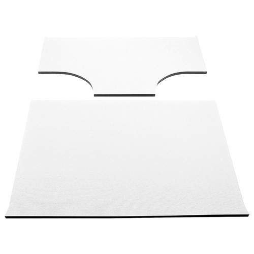 DEI 50148 - 03-06 Jeep Wrangler TJ 2-Door w/Speaker Pods Boom Mat Headliner - 2 Piece - White