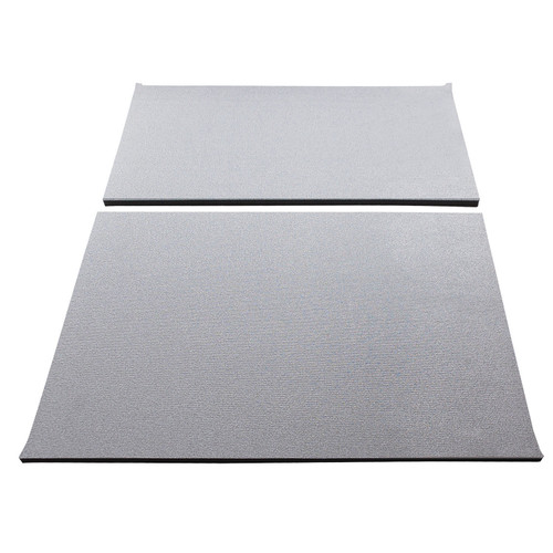 DEI 50144 - 97-06 Jeep Wrangler TJ 2-Door Boom Mat Headliner - 2 Piece - Gray