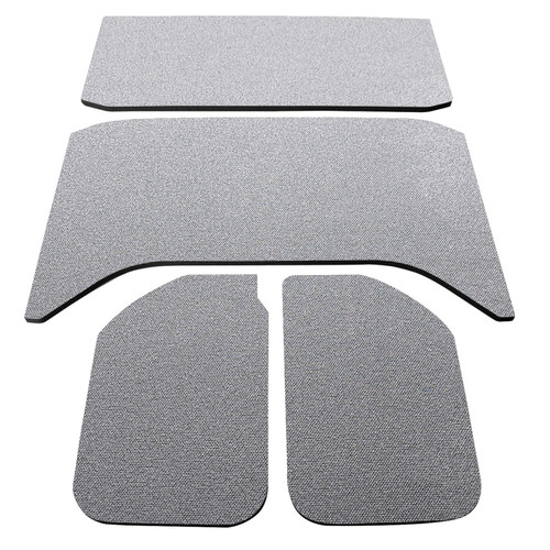 DEI 50139 - 11-18 Jeep Wrangler JK 4-Door Boom Mat Headliner - 4 Piece - Gray