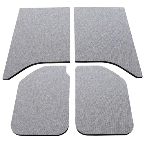 DEI 50140 - 11-18 Jeep Wrangler JK 2-Door Boom Mat Headliner - 4 Piece - Gray