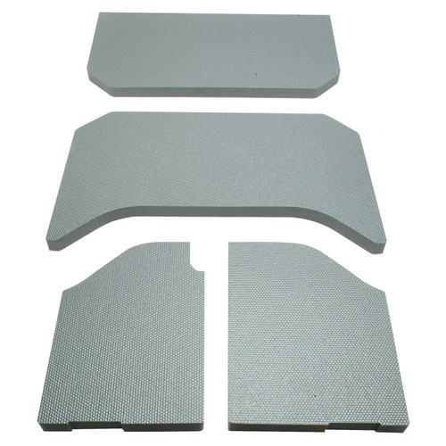 DEI 50133 - 07-10 Jeep Wrangler JK 4-Door Boom Mat Headliner - 4 Piece - Gray