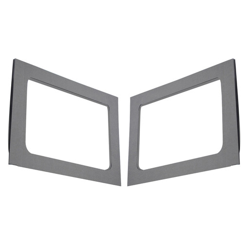 DEI 50164 - '11-'18 Wrangler JK 4-Door Gray Leather Look Rear Side Window Only 0