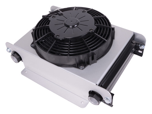 Derale 13764 - 25 Row Hyper-Cool Remote Cooler, 7/8-14 O-ring