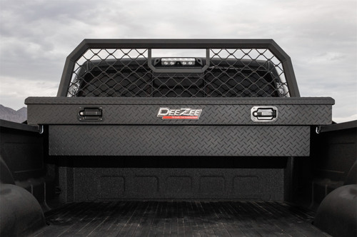 DEE ZEE DZ10170TB - Deezee Universal Tool Box - Red Crossover - Single Lid Black BT (Txt Blk)
