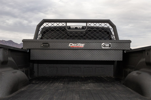 DEE ZEE DZ10170TB - Deezee Universal Tool Box - Red Crossover - Single Lid Black BT (Txt Blk)