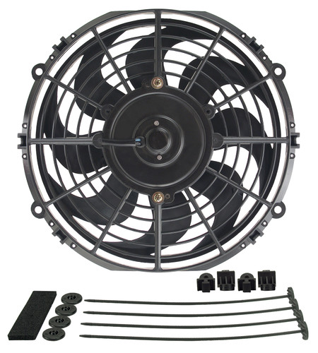 Derale 18910 - 10" Dyno-Cool Curved Blade Electric Fan